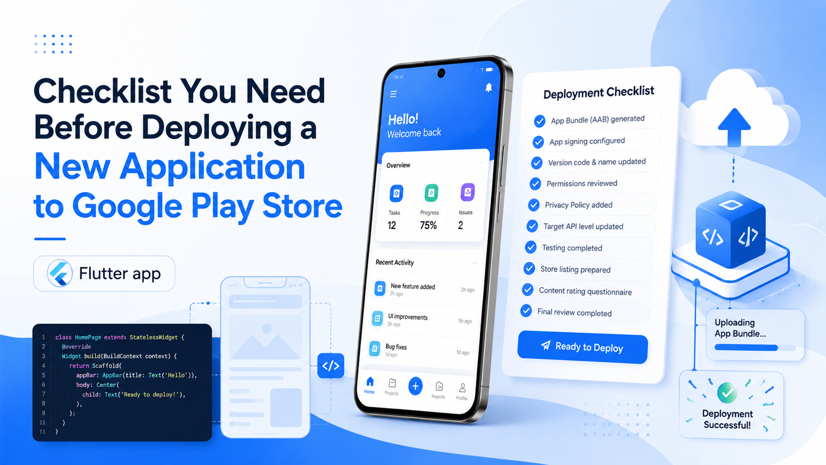Checklist You Need Before Deploying a New Application to Google Play Store