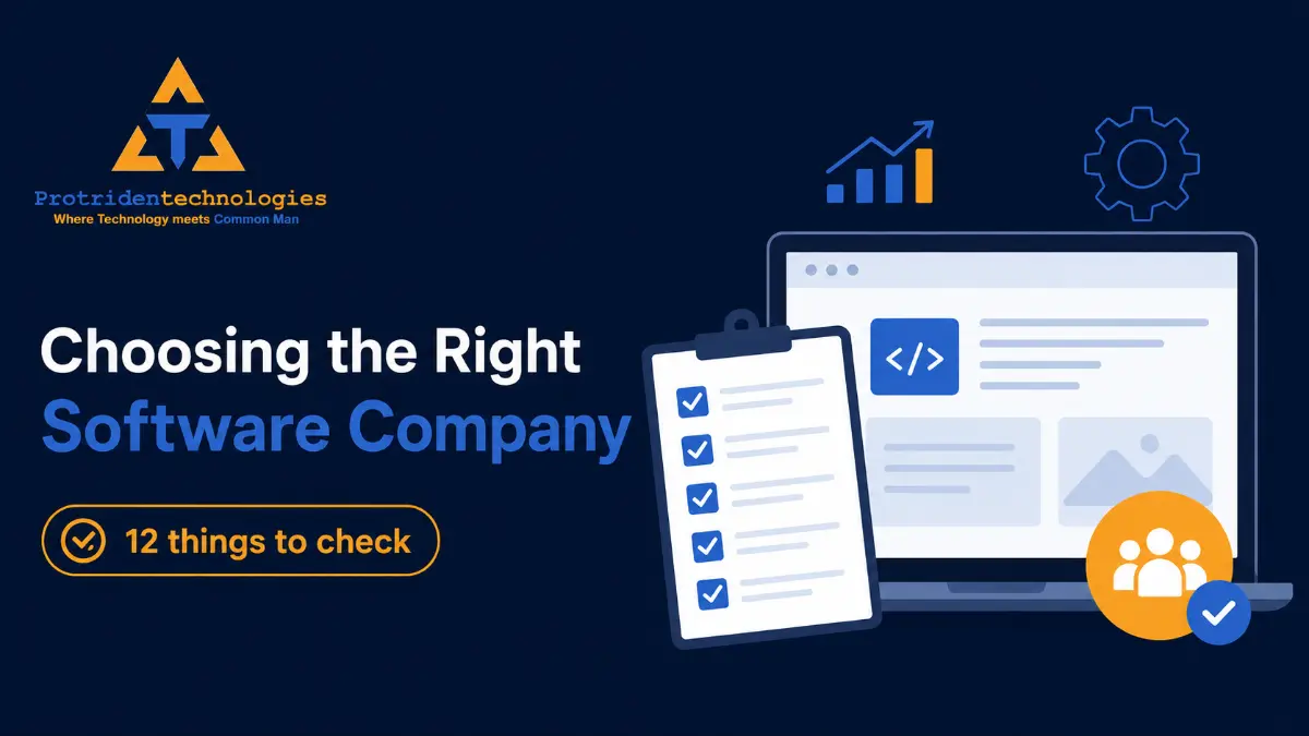 12 Things to Check Before Choosing a Software Company