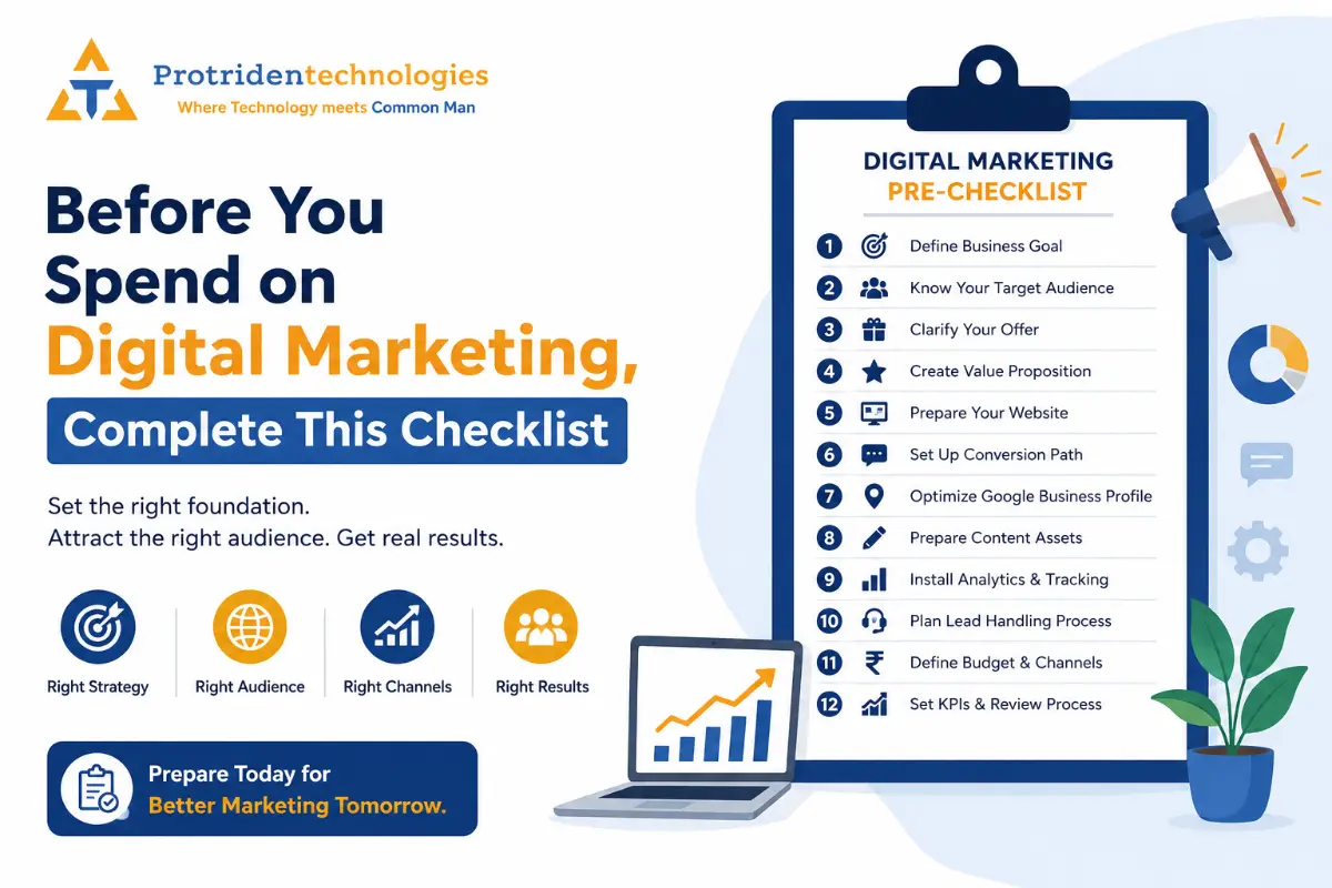 Before You Spend on Digital Marketing, Complete This Checklist