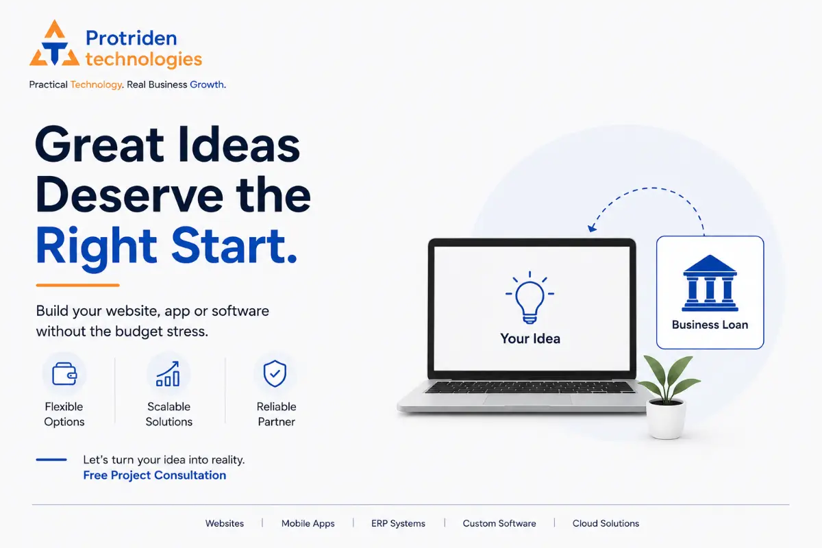 Can You Get a Loan for Website or Software Development? | Protriden Technologies