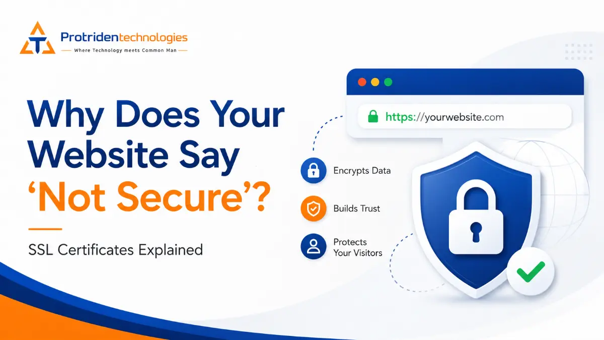 Why Does Your Website Say “Not Secure”? SSL Certificates Explained