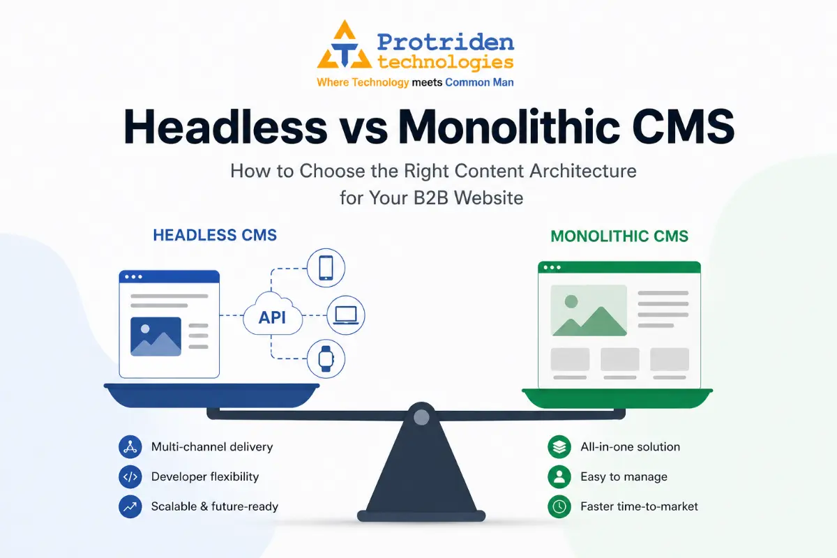 Headless vs Monolithic CMS for B2B Websites: How to Choose the Right Content Architecture