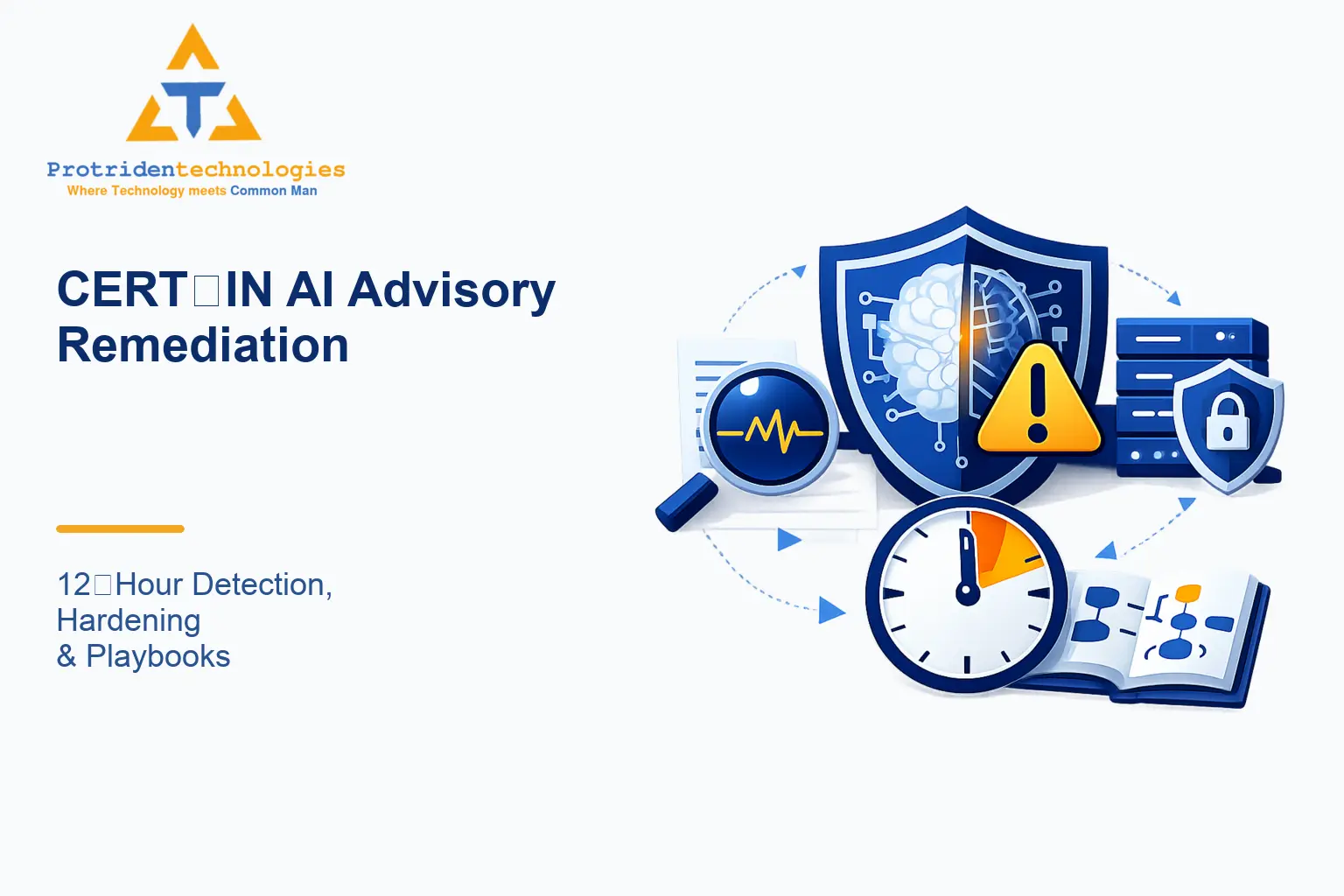 CERT‑IN AI Advisory Remediation: 12‑Hour Detection, Hardening & Playbooks