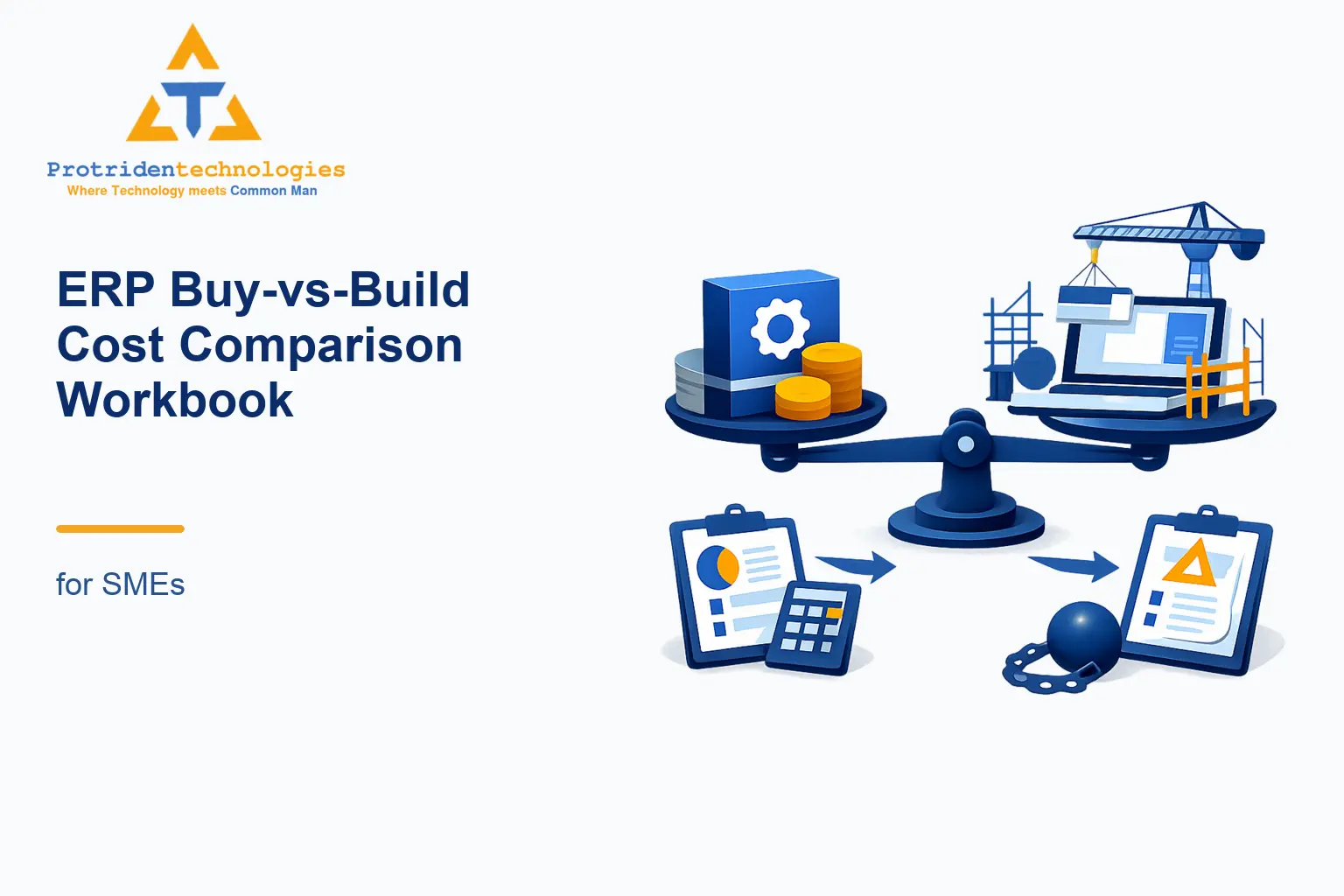 ERP Buy-vs-Build Cost Comparison Workbook for SMEs
