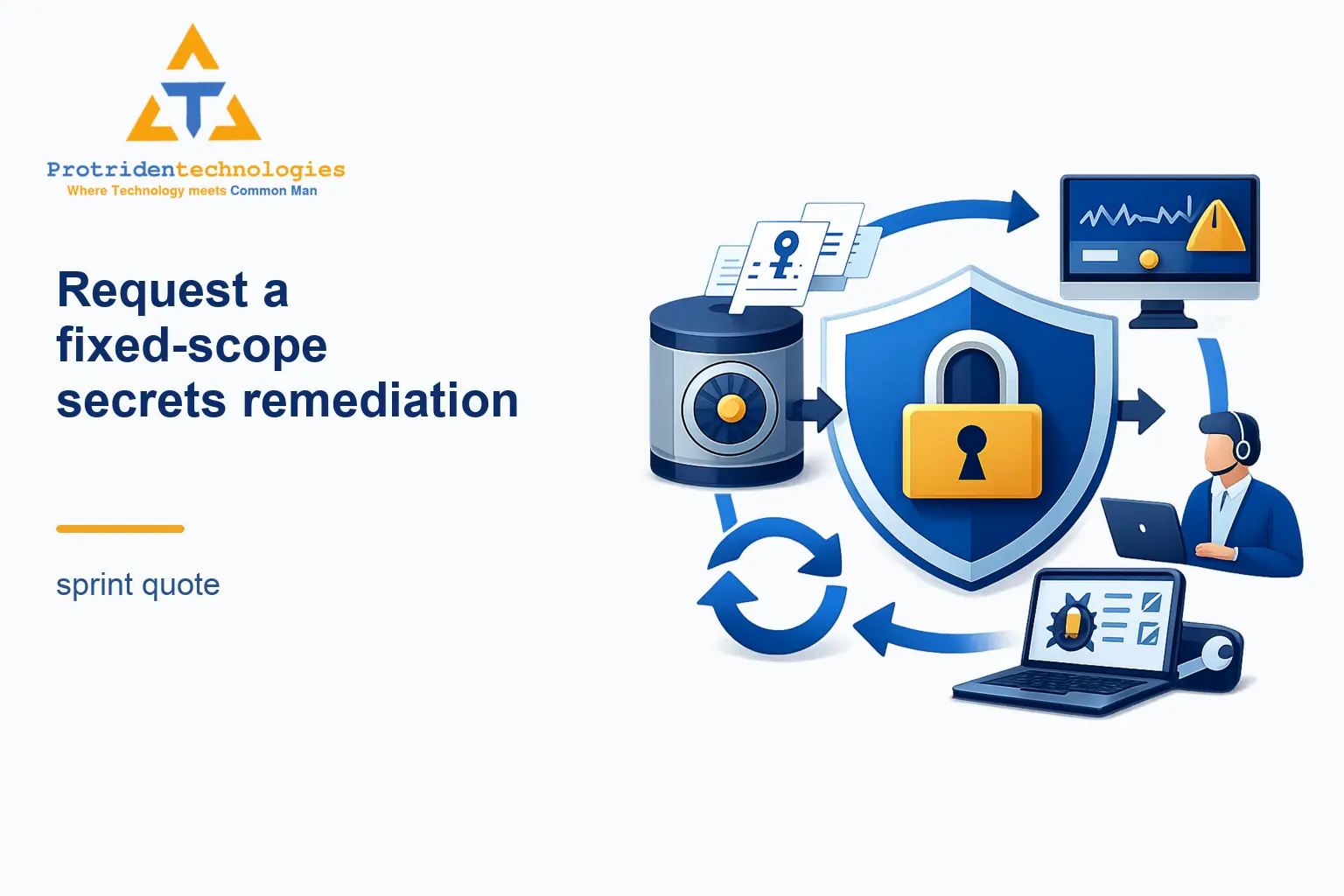 Request a fixed-scope secrets remediation sprint quote
