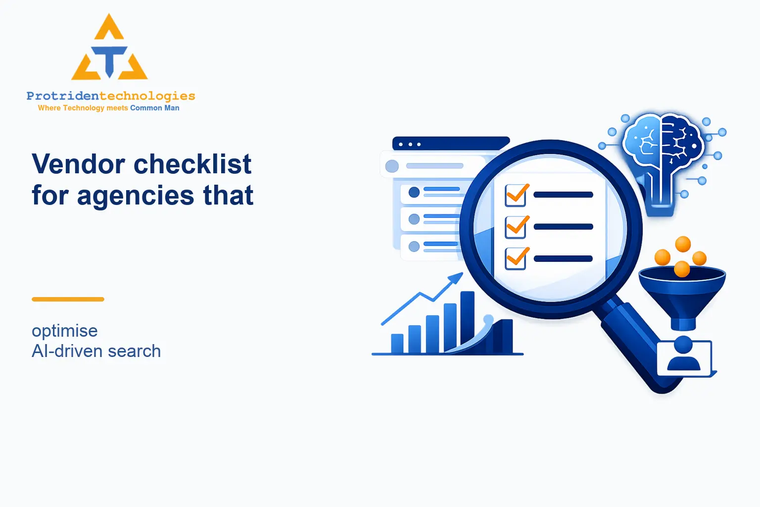 Vendor checklist for agencies that optimise AI-driven search